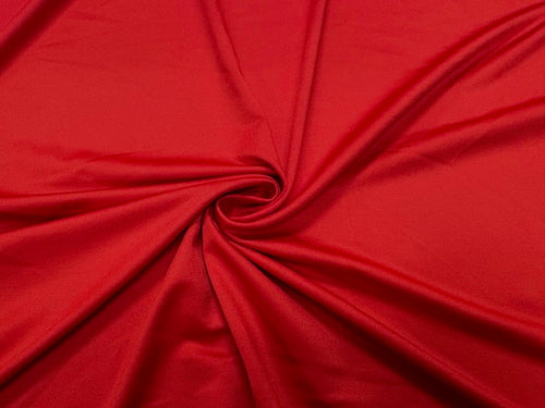 Red #13 Yoga 210GSM Spandex Activewear 4 Way Stretch Polyester Spandex Solid Apparel Cosplay Craft Fabric 58