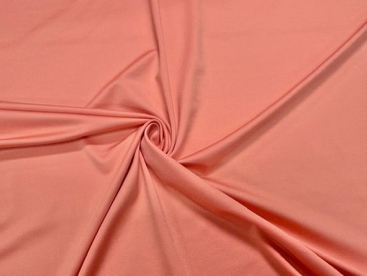 Salmon #14 Yoga 210GSM Spandex Activewear 4 Way Stretch Polyester Spandex Solid Apparel Cosplay Craft Fabric 58"-60" Wide By The Yard