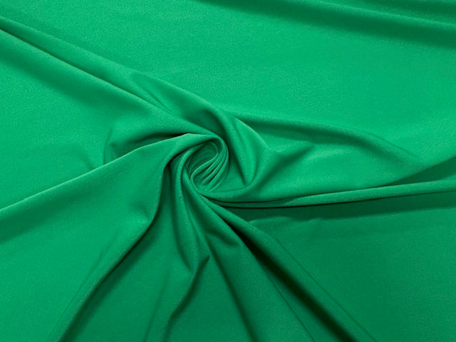 Green #17 Yoga 210GSM Spandex Activewear 4 Way Stretch Polyester Spandex Solid Apparel Cosplay Craft Fabric 58"-60" Wide By The Yard