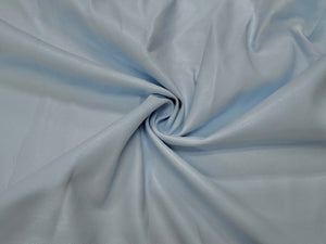 Light Blue Matte Pleather #20 Faux Leather Stretch Vinyl PU Polyester Spandex 240 GSM Apparel Craft Fabric 58"-60" Wide By The Yard
