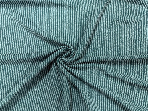 Urban Rib Knit Hunter Green #6 Brushed Polyester Rayon Spandex Stretch 250GSM Apparel Fabric 58
