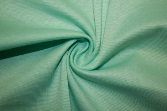 Light Mint Ponte Di Roma Double Knit Polyester Spandex Lycra Stretch Medium Weight Apparel Craft Fabric 58"-60" Wide By The Yard