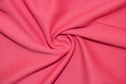 Bubblegum Ponte Di Roma Double Knit Polyester Rayon Spandex Lycra Stretch Medium Weight Apparel Craft Fabric 58"-60" Wide By The Yard
