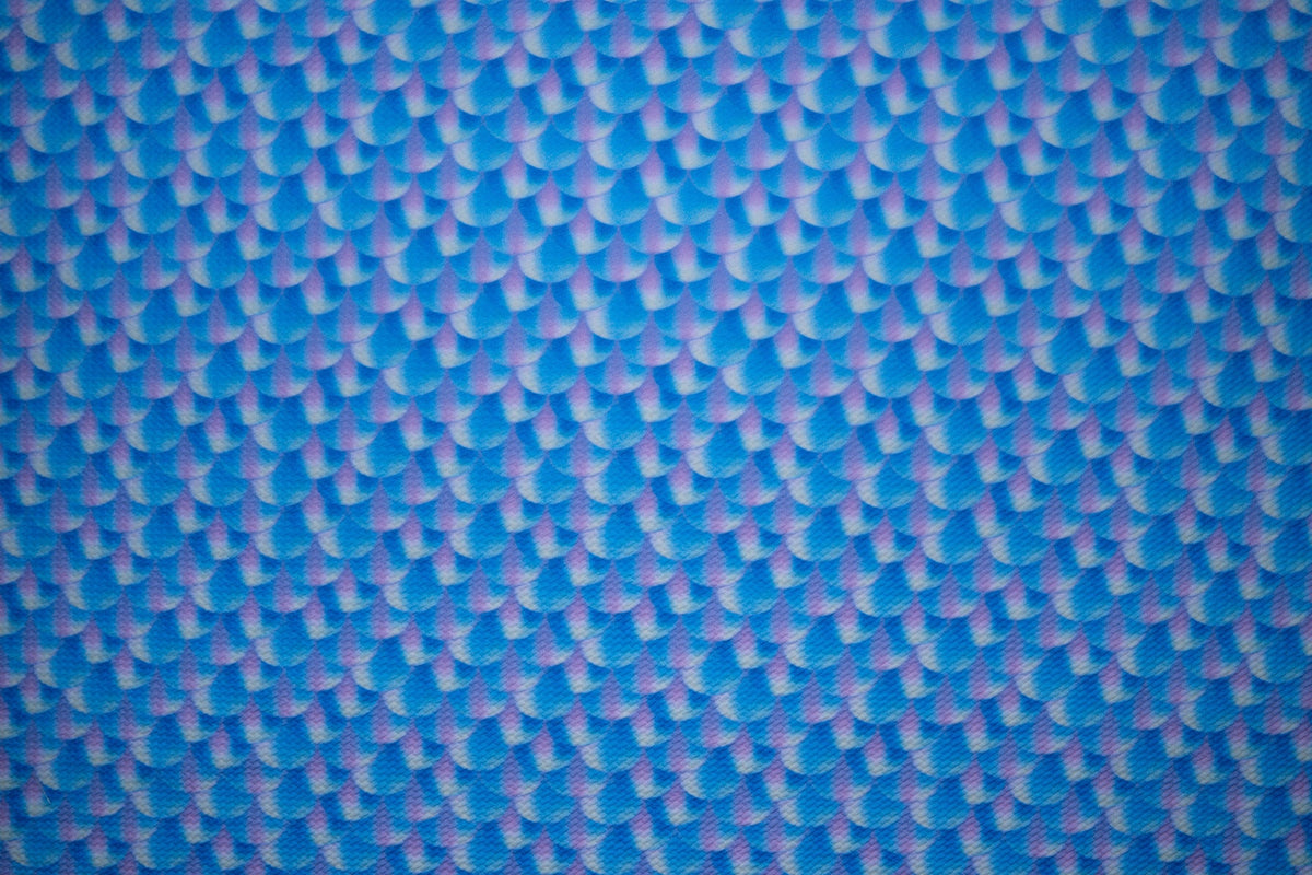 Mermaid Scale Bullet Print #29 Ribbed Scuba Techno Double Knit 2-Way Stretch Polyester Lycra Spandex Apparel Craft Fabric 58"-60" Wide BTY