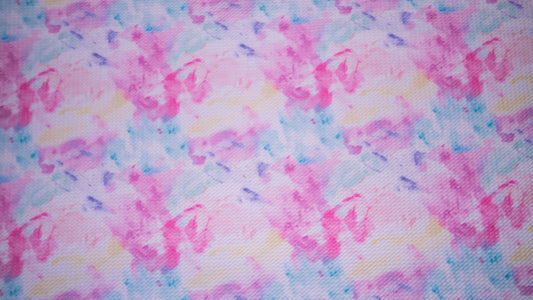 Abstract Tie Dye Bullet Print #189 Ribbed Scuba Techno Double Knit 2-Way Stretch Poly Spandex Apparel Craft Fabric 58"-60" Wide BTY