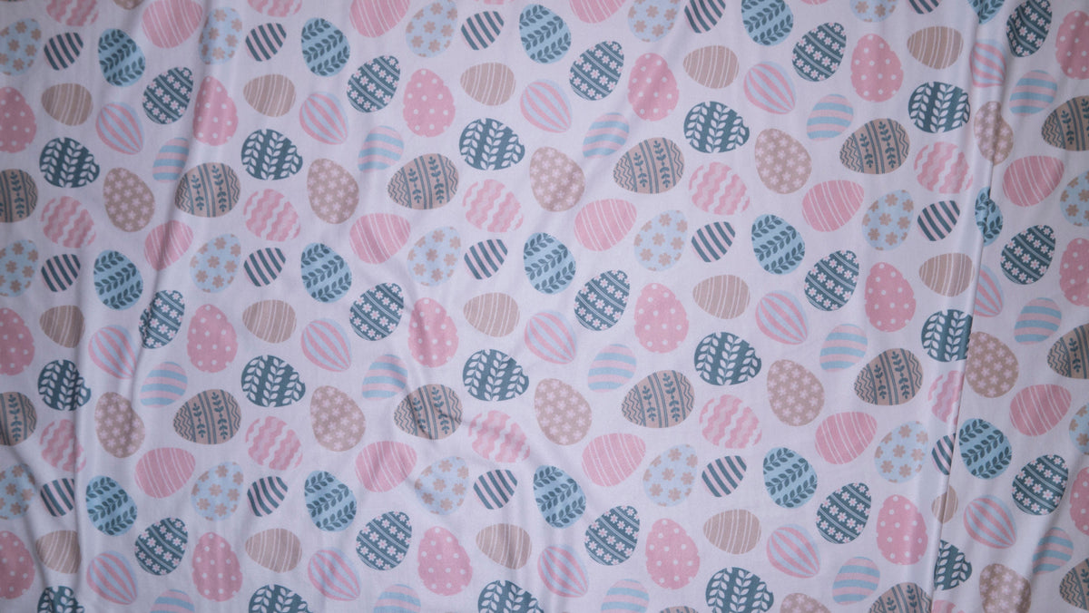 250 GSM DBP Pastel Eggs #170 Double Brushed Polyester Spandex Apparel Stretch Fabric 58"-60" Wide By The Yard