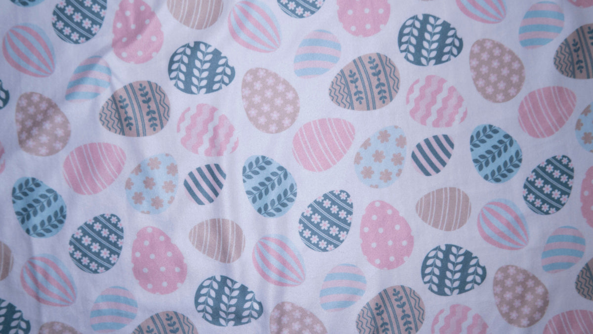 250 GSM DBP Pastel Eggs #170 Double Brushed Polyester Spandex Apparel Stretch Fabric 58"-60" Wide By The Yard