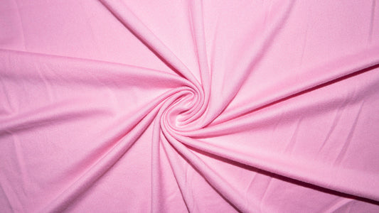 Baby Pink #49 Double Brushed Polyester Spandex Apparel Stretch Fabric 190 GSM 58"-60" Wide By The Yard
