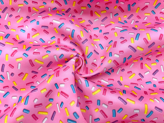 Sprinkles Super Scuba Techno Print #46 Techno Double Knit 2-Way Stretch Fabric Poly Spandex Apparel Craft Fabric 58"-60" Wide By The Yard