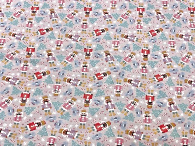 Brittany Frost Designs Nutcracker Cotton Spandex Print #117 230GSM Jersey Knit Stretch Exercise Apparel Fabric 58"-60" Wide By The Yard
