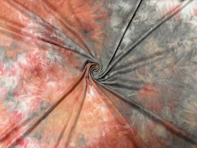 Tie-Dye Print DBP Print #983 Double Brushed Polyester Spandex Apparel Stretch Fabric 190 GSM 58"-60" Wide By The Yard