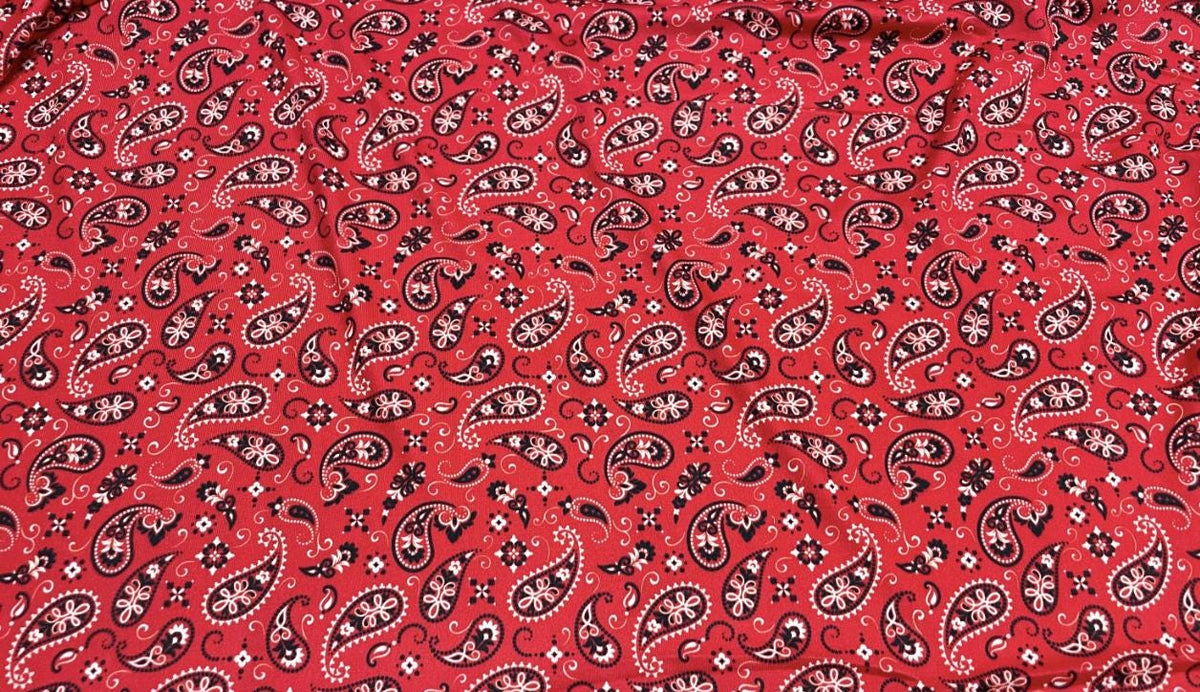 Swimwear Fabric Bandana Activewear Print #457 Polyester Spandex Stretch By The Yard