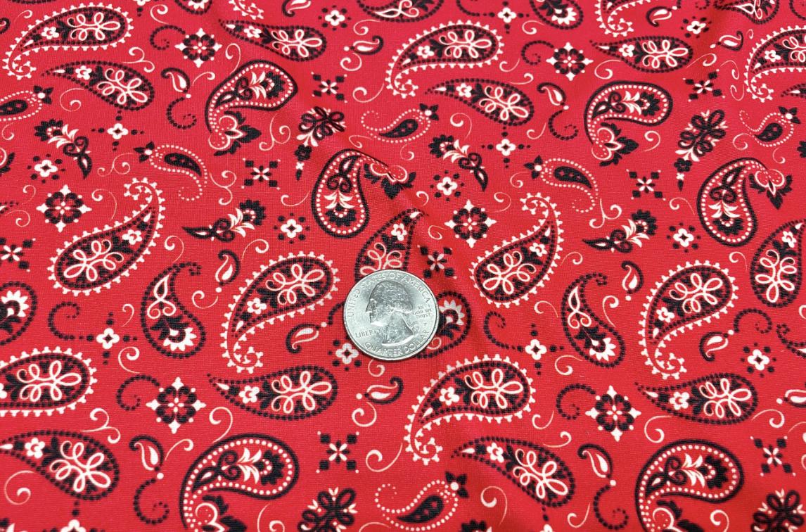 Swimwear Fabric Bandana Activewear Print #457 Polyester Spandex Stretch By The Yard