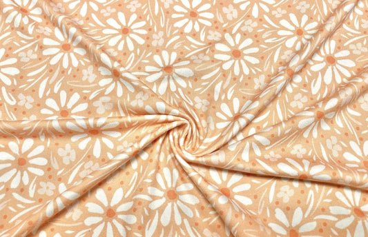 Swimwear Fabric Floral Activewear Print #435 Polyester Spandex Stretch By The Yard