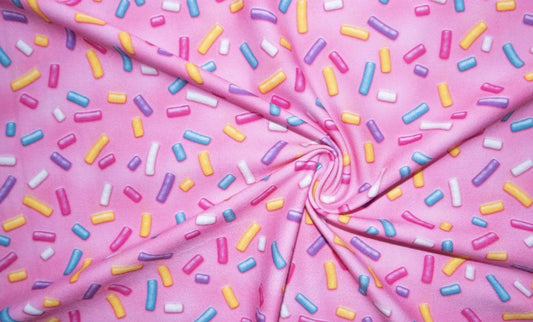 Swimwear Fabric Sprinkles Activewear Print #223 Polyester Spandex Stretch By The Yard