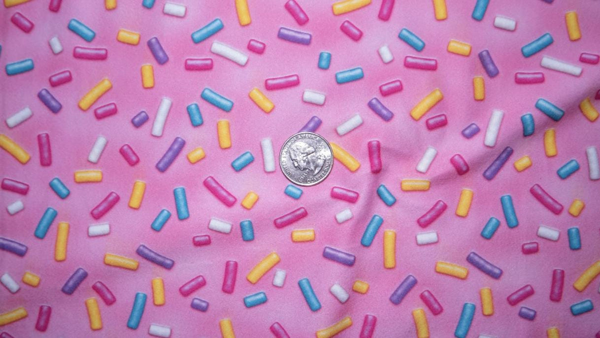 Swimwear Fabric Sprinkles Activewear Print #223 Polyester Spandex Stretch By The Yard