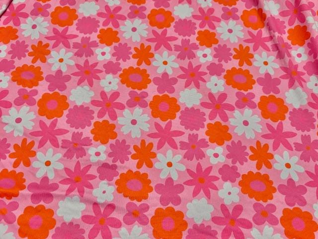 Swimwear Fabric Activewear Floral Print #1011 Polyester Spandex Stretch By The Yard
