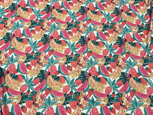 Swimwear Fabric Fruit Activewear Print #1051 Polyester Spandex Stretch By The Yard