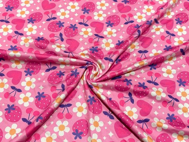 Swimwear Fabric Fruit Activewear Print #1049 Polyester Spandex Stretch By The Yard