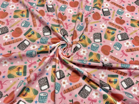 Swimwear Fabric Brittany Frost Designs Classroom Activewear Print #1069 Polyester Spandex Stretch By The Yard