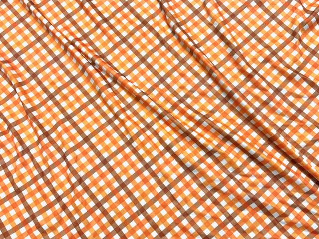 Plaid DBP Print #2013 Double Brushed Polyester Spandex Apparel Stretch Fabric 190 GSM 58"-60" Wide By The Yard