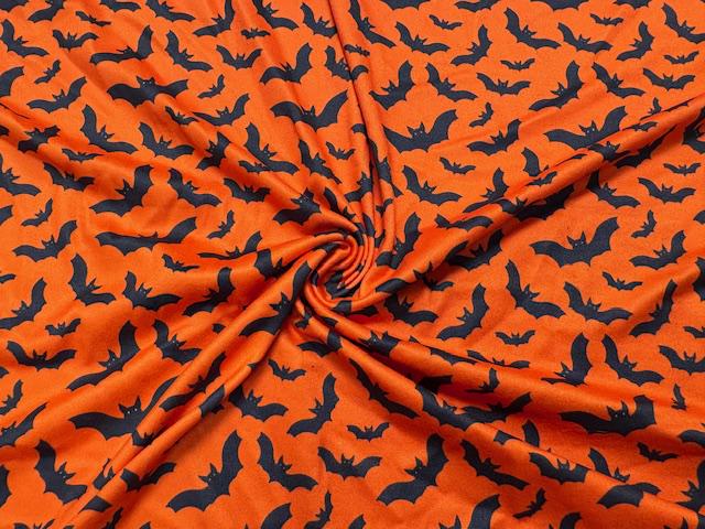 Bats DBP Print #2005 Double Brushed Polyester Spandex Apparel Stretch Fabric 190 GSM 58"-60" Wide By The Yard