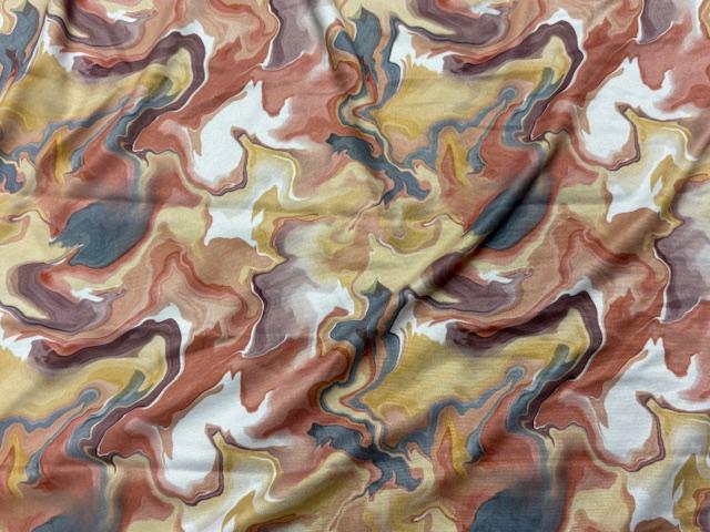 Marble DBP Print #2016 Double Brushed Polyester Spandex Apparel Stretch Fabric 190 GSM 58"-60" Wide By The Yard