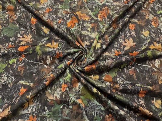 Camouflage DBP Print #2019 Double Brushed Polyester Spandex Apparel Stretch Fabric 190 GSM 58"-60" Wide By The Yard