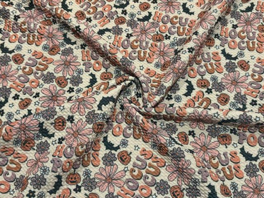 Brittany Frost Designs Hocus Pocus Bullet Print #2027 Ribbed Scuba Double Knit Stretch Poly Spandex Apparel Craft Fabric 58"-60" Wide BTY