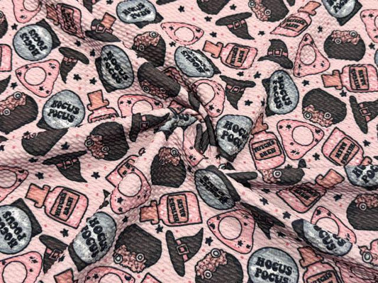 Brittany Frost Designs Hocus Pocus Bullet Print #2031 Ribbed Scuba Double Knit Stretch Poly Spandex Apparel Craft Fabric 58"-60" Wide BTY