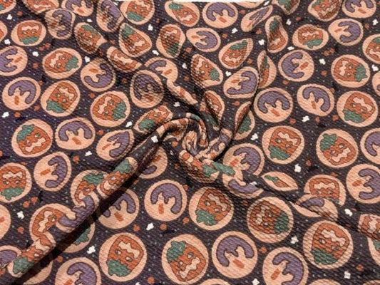 Brittany Frost Designs Monster Cookies Print #2041 Ribbed Scuba Double Knit Stretch Poly Spandex Apparel Craft Fabric 58"-60" Wide BTY
