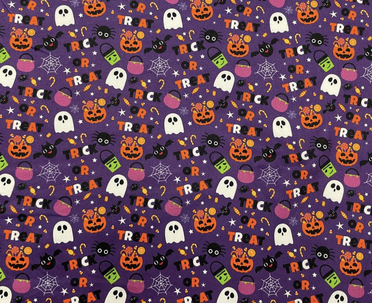 Swimwear Fabric Halloween Activewear Print #326 Polyester Spandex Stretch By The Yard