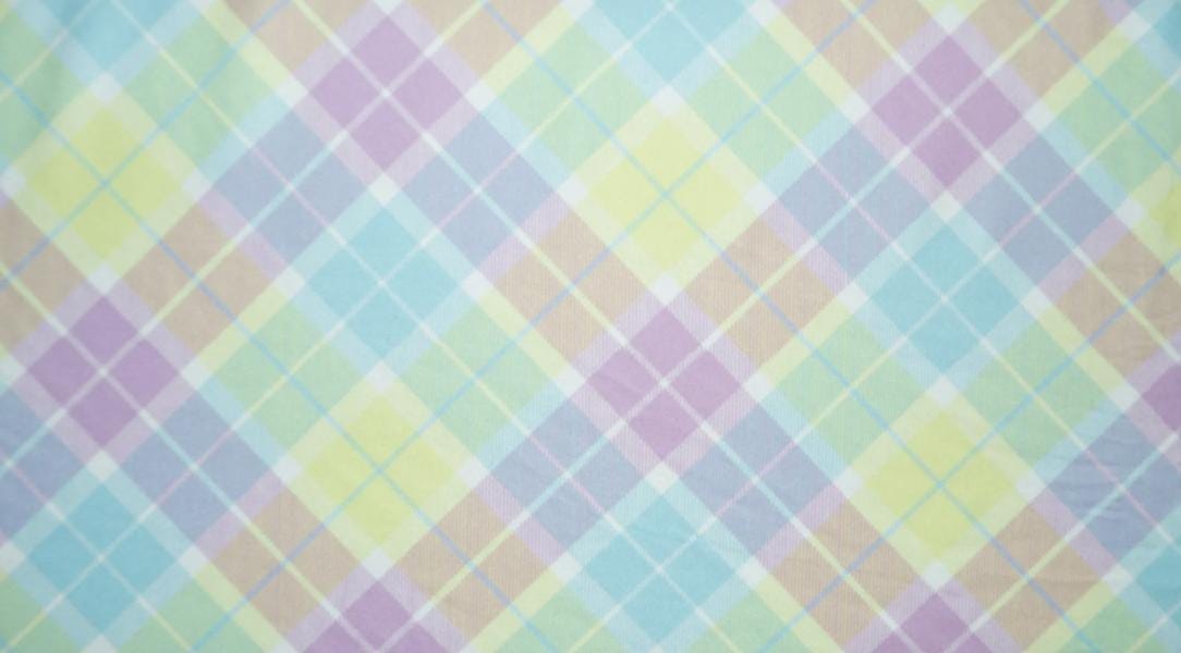Swimwear Fabric Plaid Activewear Print #05 Polyester Spandex Stretch By The Yard