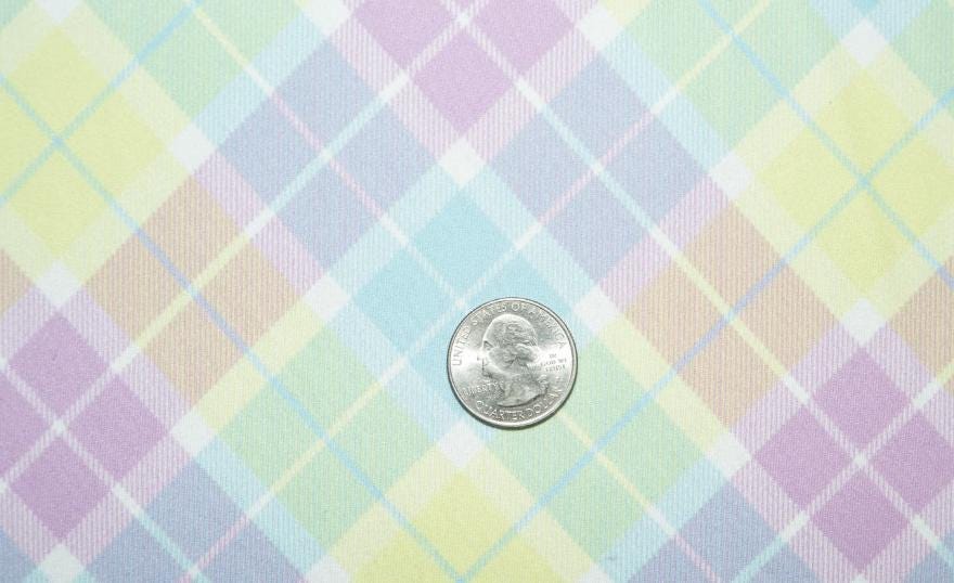 Swimwear Fabric Plaid Activewear Print #05 Polyester Spandex Stretch By The Yard