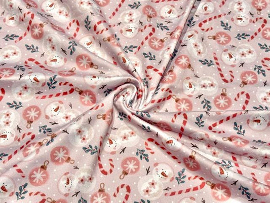 Brittany Frost Designs Ornaments DBP Print #2053 Double Brushed Polyester Spandex Apparel Stretch Fabric 190 GSM 58"-60" Wide By The Yard