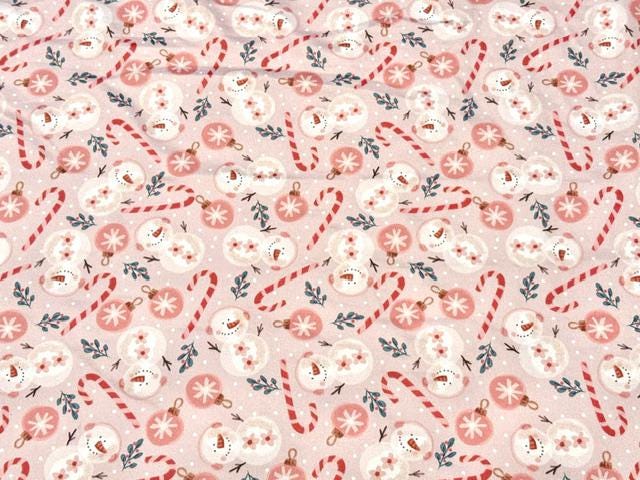 Brittany Frost Designs Ornaments DBP Print #2053 Double Brushed Polyester Spandex Apparel Stretch Fabric 190 GSM 58"-60" Wide By The Yard