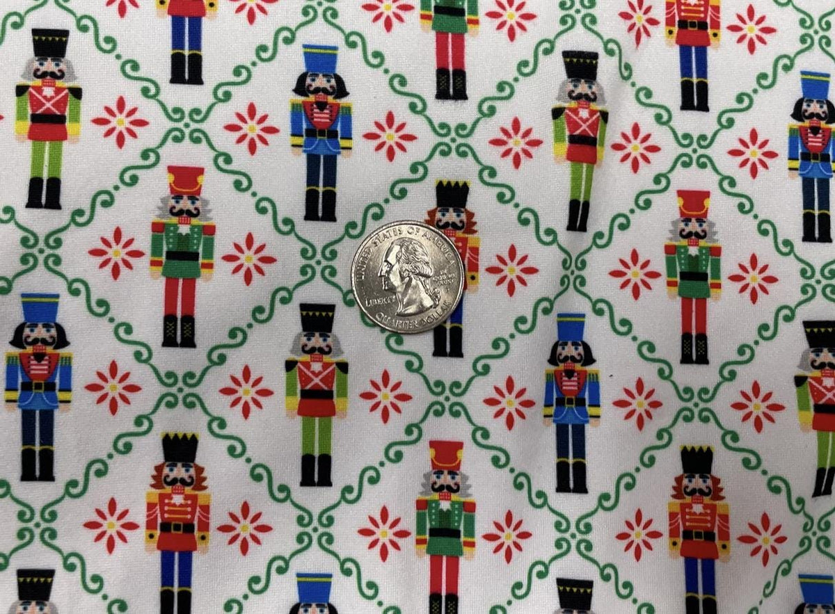 Swimwear Fabric Nutcracker Activewear Print #270 Polyester Spandex Stretch By The Yard
