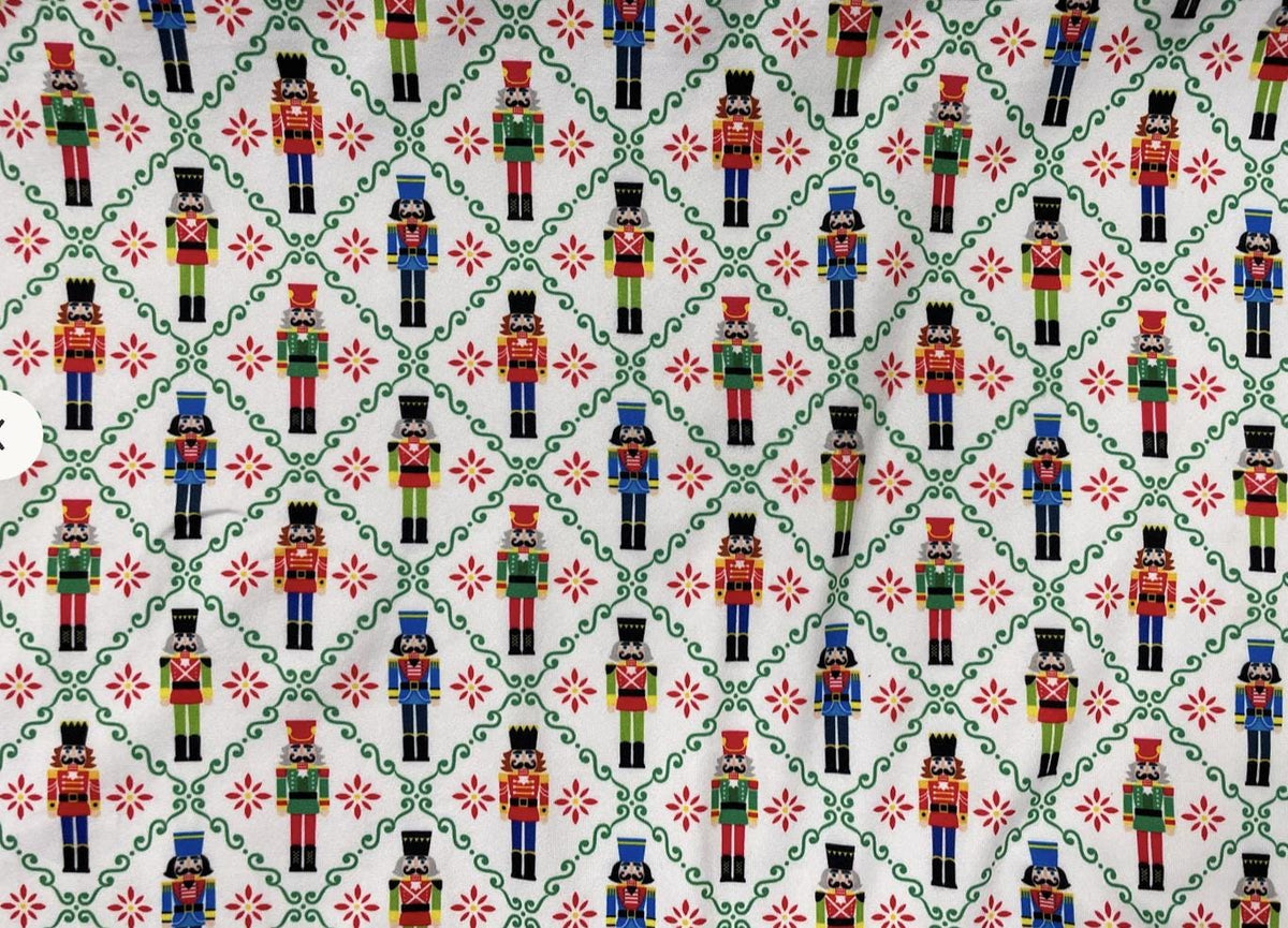 Swimwear Fabric Nutcracker Activewear Print #270 Polyester Spandex Stretch By The Yard