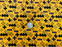 Load image into Gallery viewer, Bat man Superhero DBP Print #335 Double Brushed Polyester Spandex Apparel Stretch Fabric 190 GSM 58&quot;-60&quot; Wide By The Yard