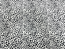 Load image into Gallery viewer, Dalmatian Spot Bullet Print #557 Ribbed Scuba Techno Double Knit 2-Way Stretch Poly Spandex Apparel Craft Fabric 58&quot;-60&quot; Wide BTY