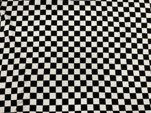 Load image into Gallery viewer, 3/4&quot; Checkerboard DBP Print #344 Double Brushed Polyester Spandex Apparel Stretch Fabric 190 GSM 58&quot;-60&quot; Wide By The Yard