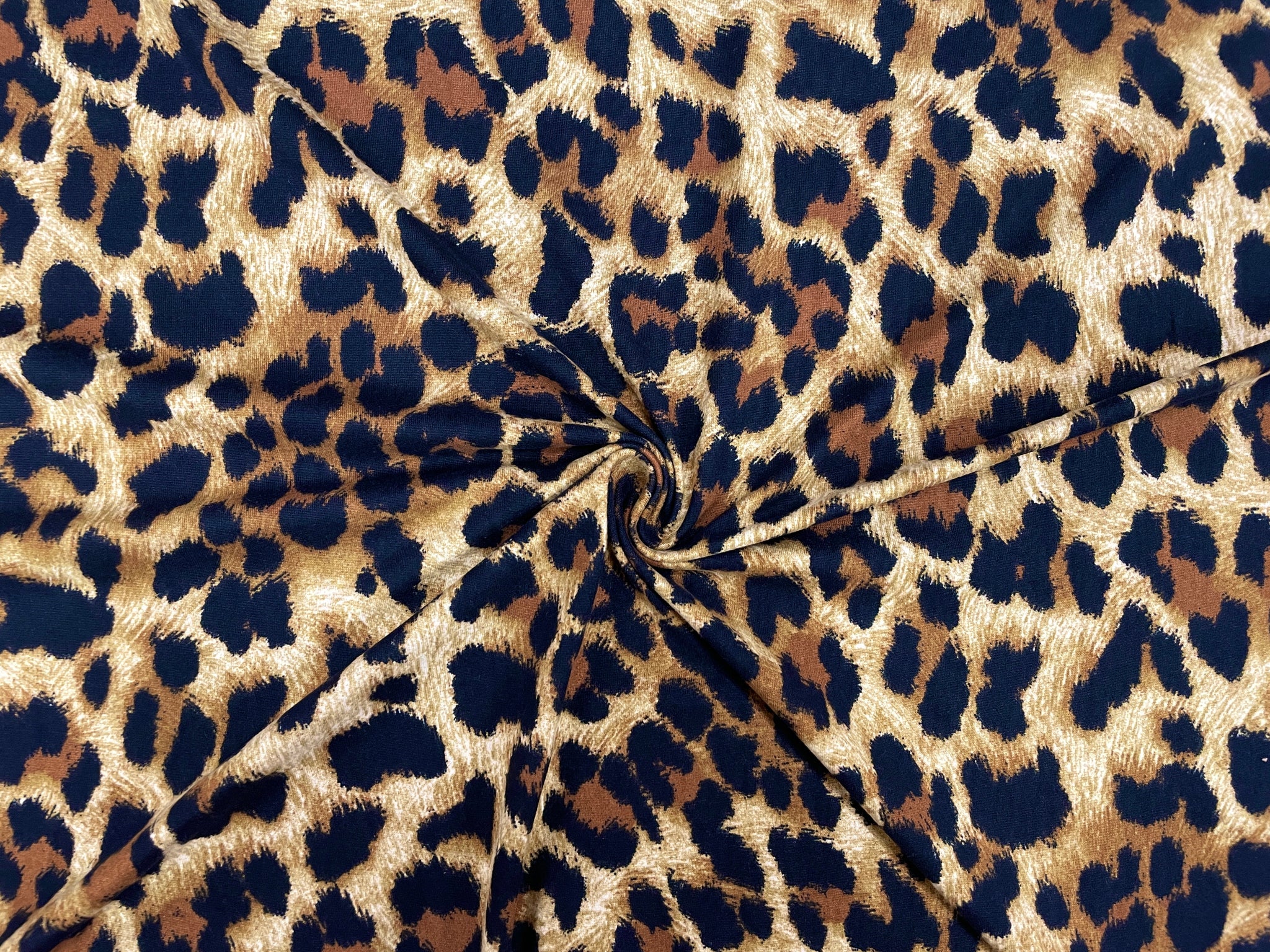 Animal print with lycra Fabric 58 wide available in two color