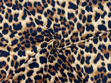 Load image into Gallery viewer, Leopard Animal DBP Print #161 Double Brushed Polyester Spandex Apparel Stretch Fabric 190 GSM 58&quot;-60&quot; Wide By The Yard