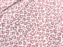 Load image into Gallery viewer, Pink Leopard DBP Print #346 Double Brushed Polyester Spandex Apparel Stretch Fabric 190 GSM 58&quot;-60&quot; Wide By The Yard