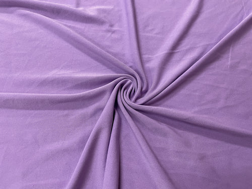 Lilac #74 Double Brushed Polyester Spandex Apparel Stretch Fabric 190 GSM 58