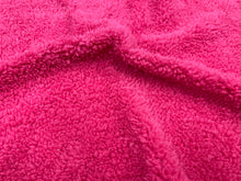 Load image into Gallery viewer, Bubblegum Sherpa Faux Fur #25 100% Polyester Medium Pile Super Soft Stretch Fabric Very Soft 58&quot;-60&quot; Wide By The Yard
