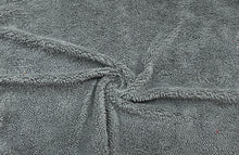 Load image into Gallery viewer, Charcoal Sherpa Faux Fur #26 100% Polyester Medium Pile Super Soft Stretch Fabric Very Soft 58&quot;-60&quot; Wide By The Yard