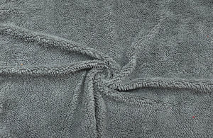 Charcoal Sherpa Faux Fur #26 100% Polyester Medium Pile Super Soft Stretch Fabric Very Soft 58"-60" Wide By The Yard