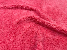 Load image into Gallery viewer, Rose Pink Sherpa Faux Fur #28 100% Polyester Medium Pile Super Soft Stretch Fabric Very Soft 58&quot;-60&quot; Wide By The Yard