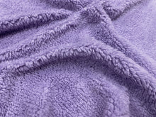Load image into Gallery viewer, Lavender Sherpa Faux Fur #30 100% Polyester Medium Pile Super Soft Stretch Fabric Very Soft 58&quot;-60&quot; Wide By The Yard